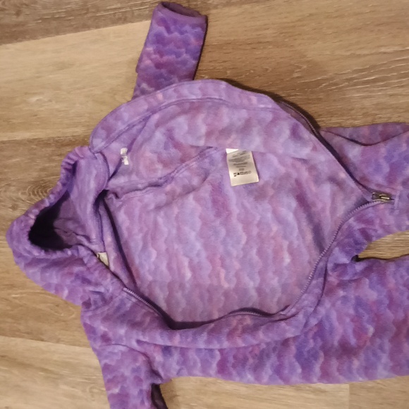 Columbia Full Zip Full Onepiece Bodysuit fleece bunting Tie Dye Pink & Purple - Picture 5 of 13